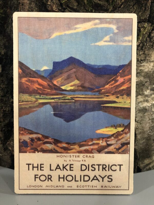 Wooden Postcard- Honister Crag